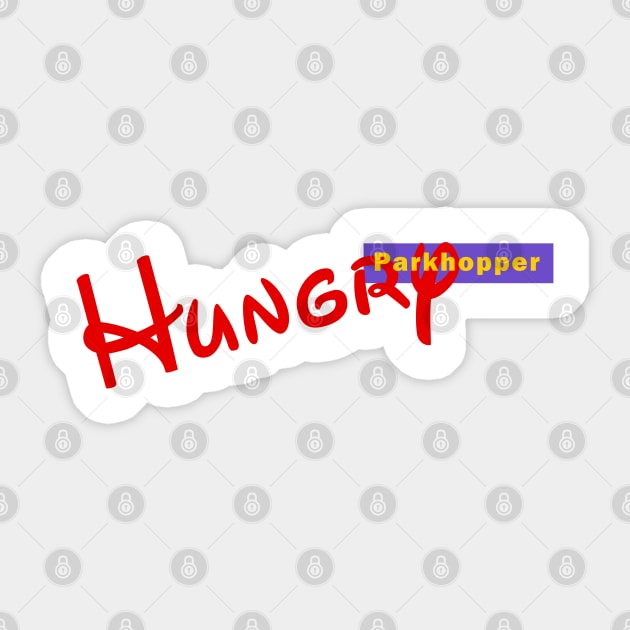 Hungry Parkhopper Sticker by BravaCentauri